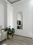 140X50 BEYAZ OVAL AYAKLI BOY AYNASI