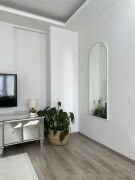 140X50 BEYAZ OVAL AYAKLI BOY AYNASI