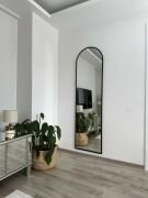 180X50 CM SİYAH OVAL AYAKLI BOY AYNASI