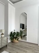 180X50 CM BEYAZ OVAL AYAKLI BOY AYNASI