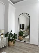 180X80 SİYAH OVAL AYAKLI BOY AYNASI