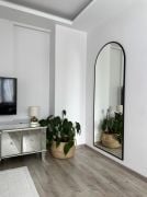 180X80 SİYAH OVAL AYAKLI BOY AYNASI
