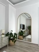 180X100 GOLD OVAL AYAKLI BOY AYNASI