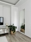 180X80 BEYAZ DİKDÖRTGEN AYAKLI BOY AYNASI