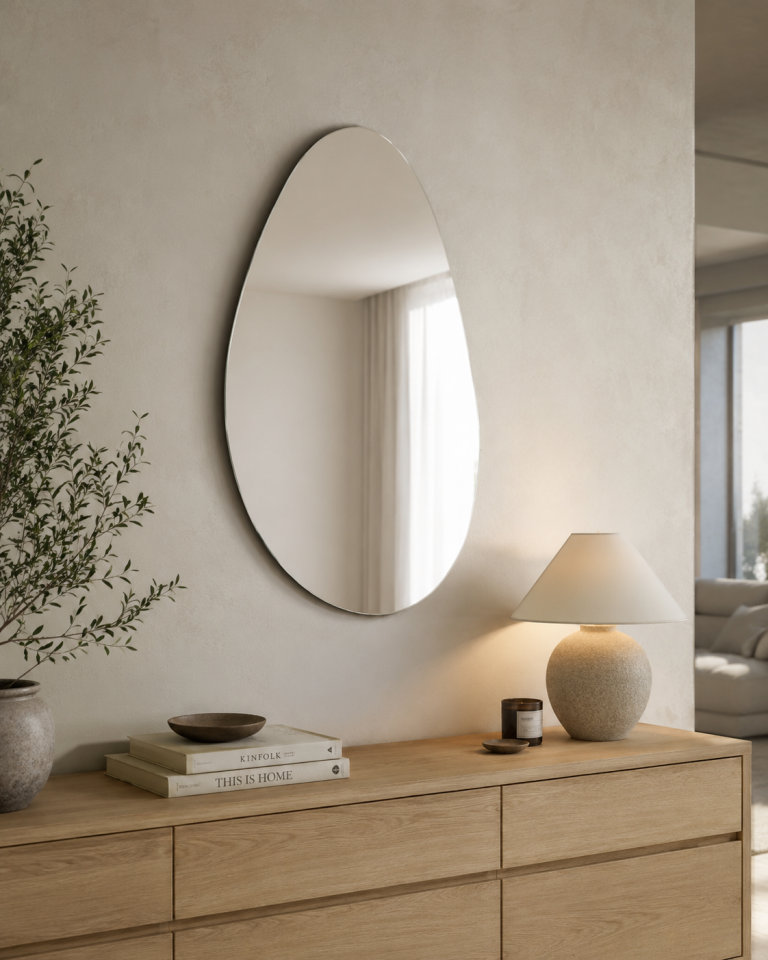 ASİMETRİK MODEL AYNA 70X45 CM