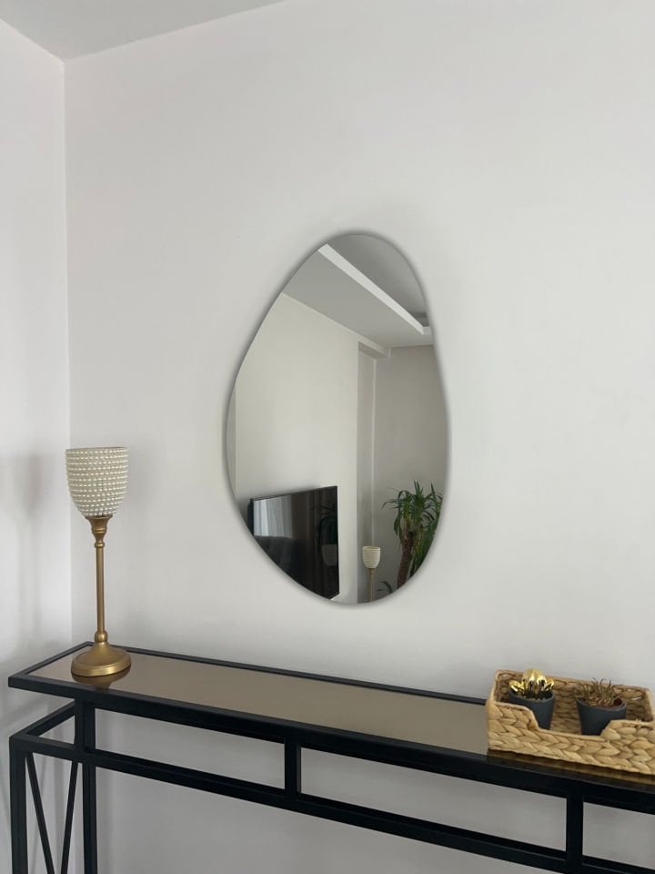 ASİMETRİK MODEL AYNA 70X45 CM