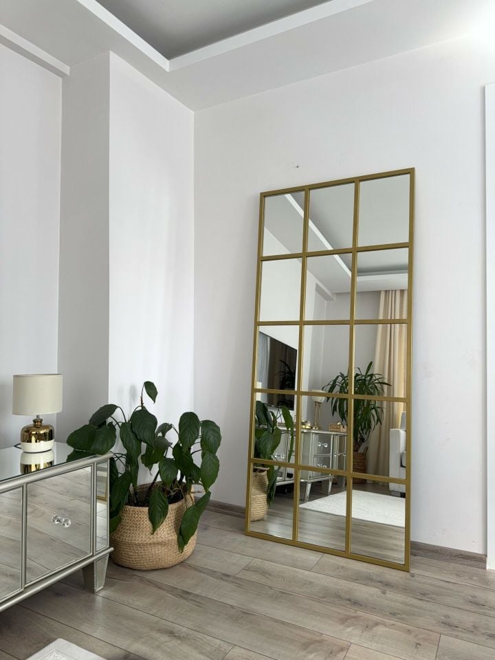 GOLD ÇERÇEVELİ 5/3 MODEL BOY AYNASI