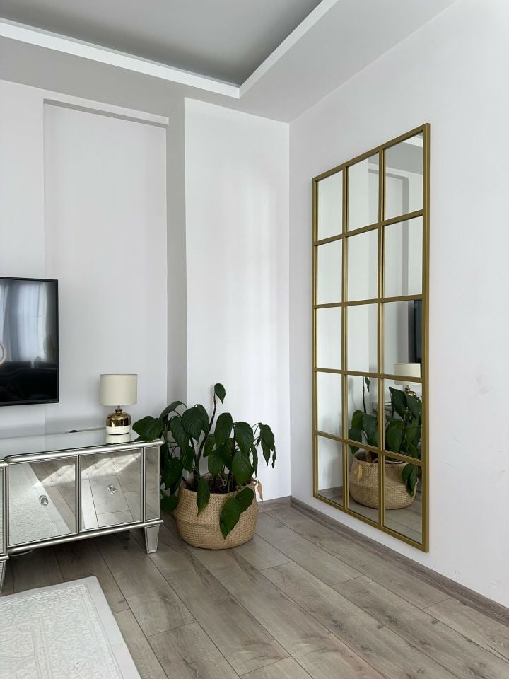 GOLD ÇERÇEVELİ 5/3 MODEL BOY AYNASI