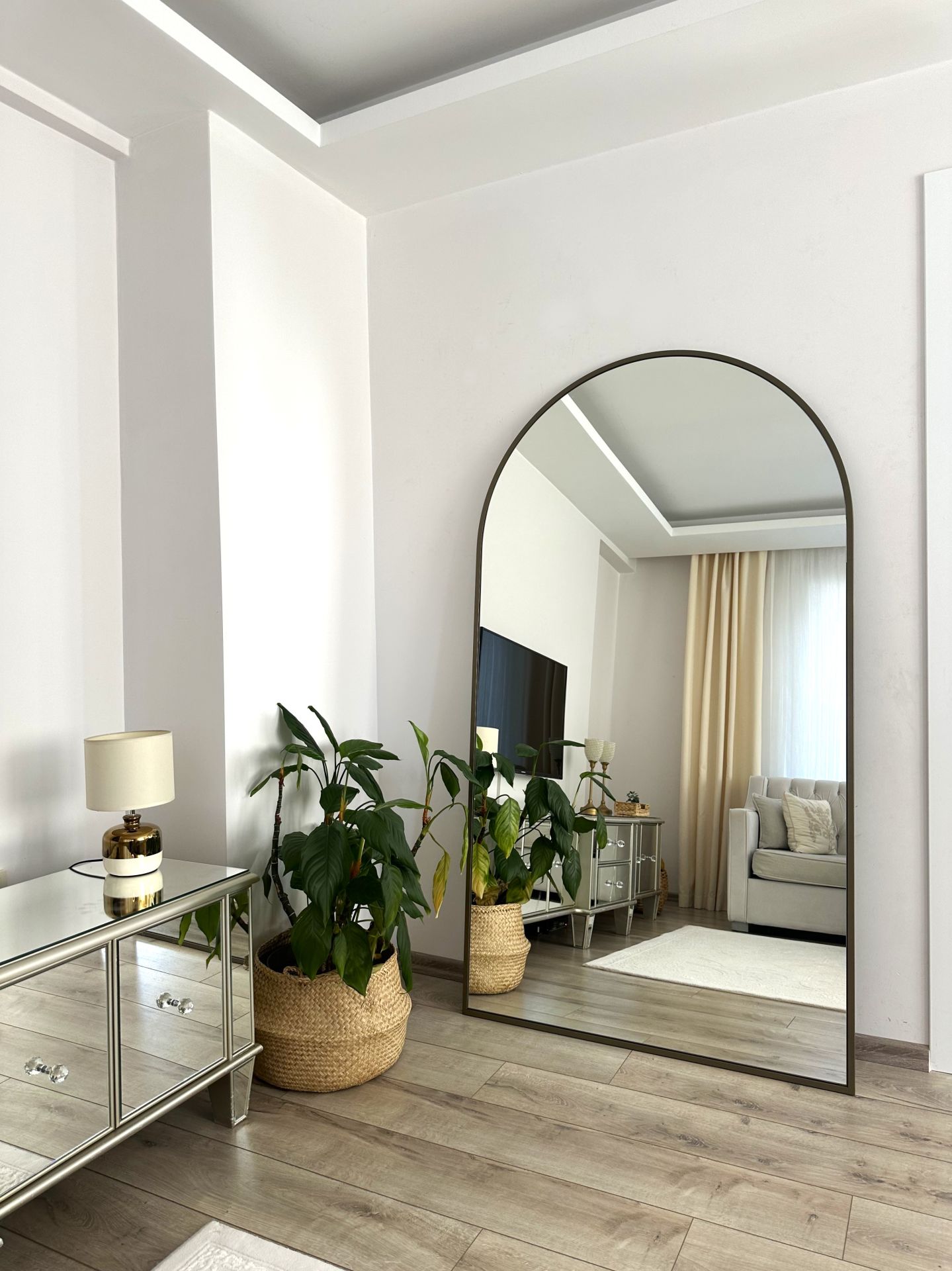 180X100 ESKİTME OVAL AYAKLI BOY AYNASI