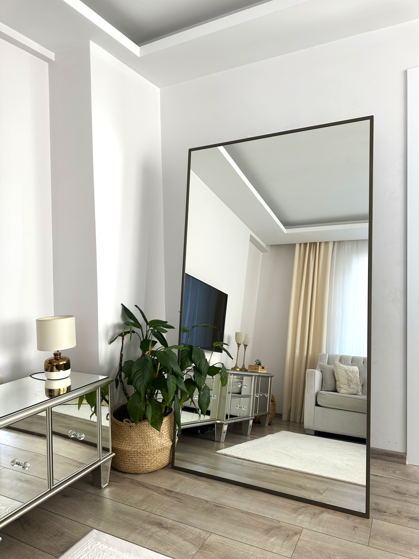 180X100 ESKİTME DİKDÖRTGEN AYAKLI BOY AYNASI