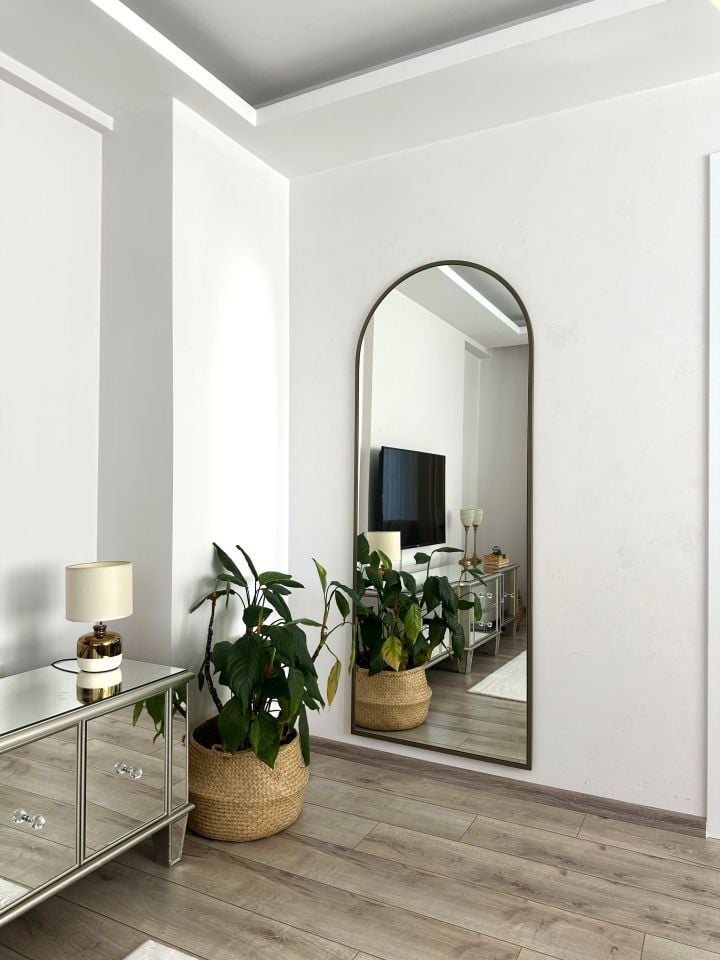 180X60 ESKİTME OVAL AYAKLI BOY AYNASI