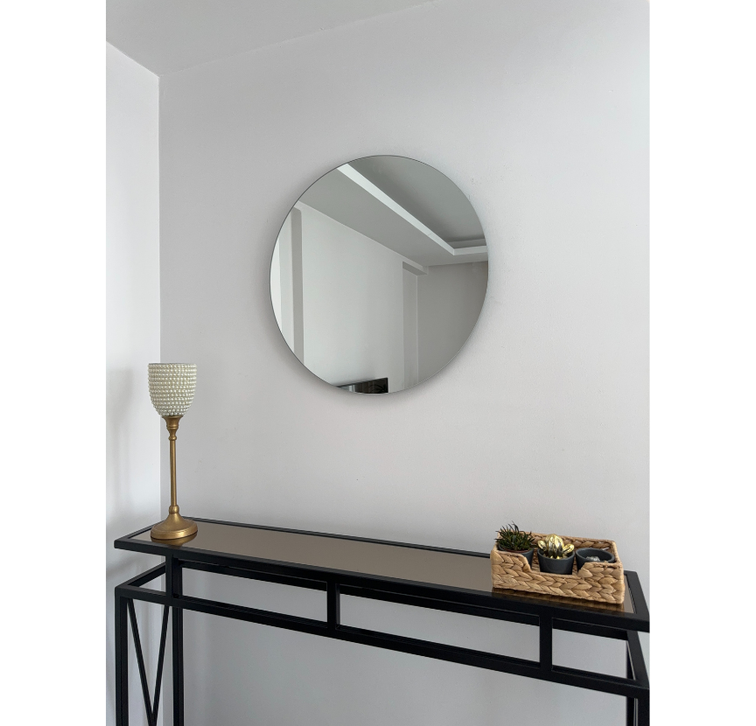 60 CM ÇERÇEVESİZ YUVARLAK AYNA