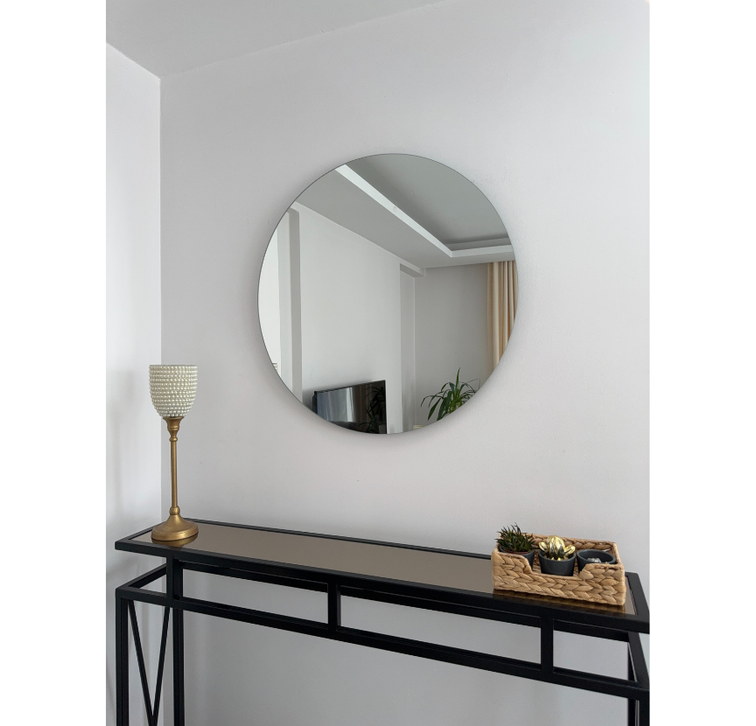70 CM ÇERÇEVESİZ YUVARLAK AYNA