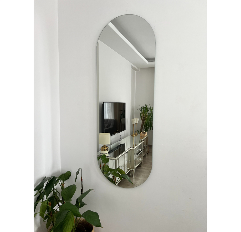 140X50 CM ELİPS MODEL ÇERÇEVESİZ AYNA