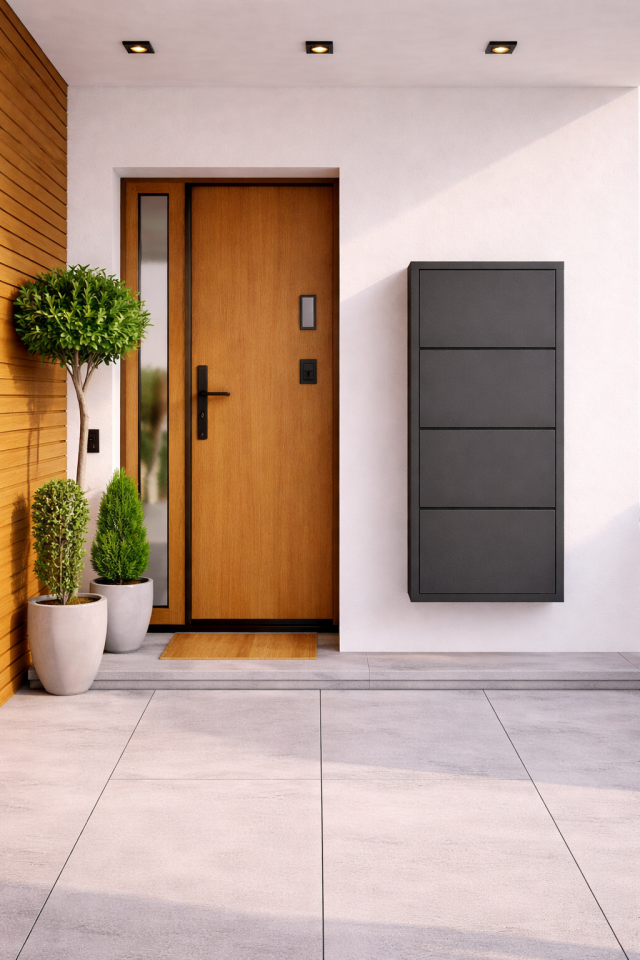 ANTRASİT 4 KAPAKLI METAL AYAKKABILIK